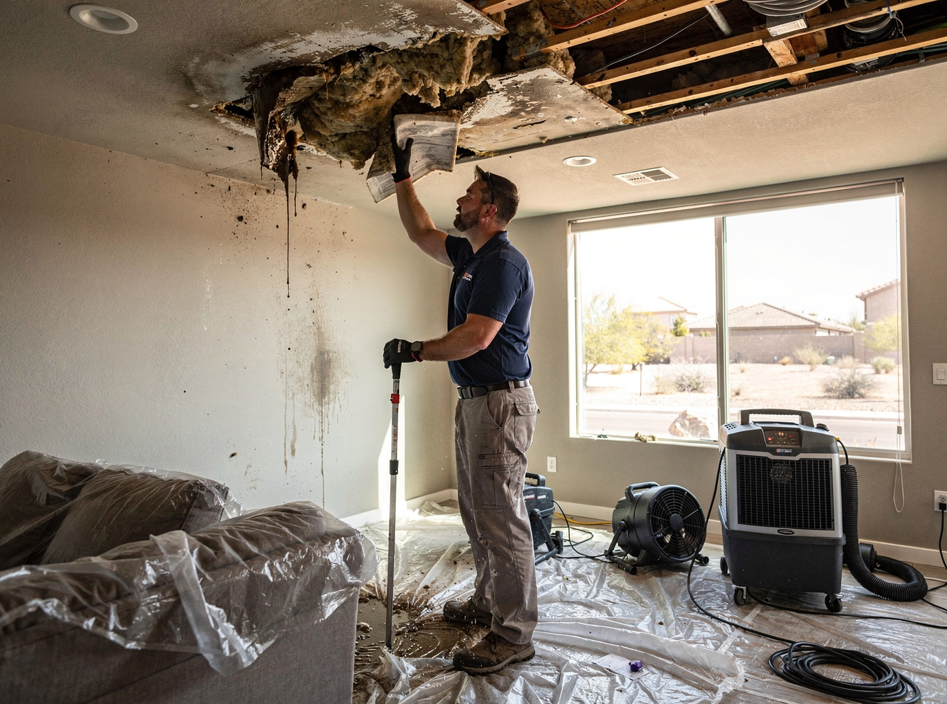 Water Damage Restoration in Cooper Commons, AZ 85249